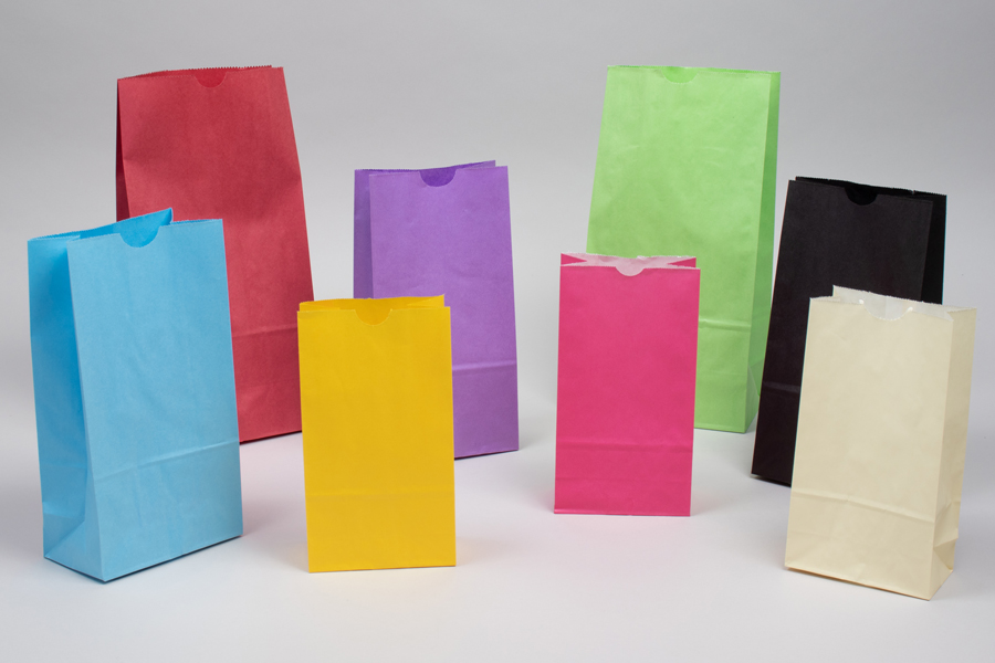 Paper SOS Grocery Bags - Colors