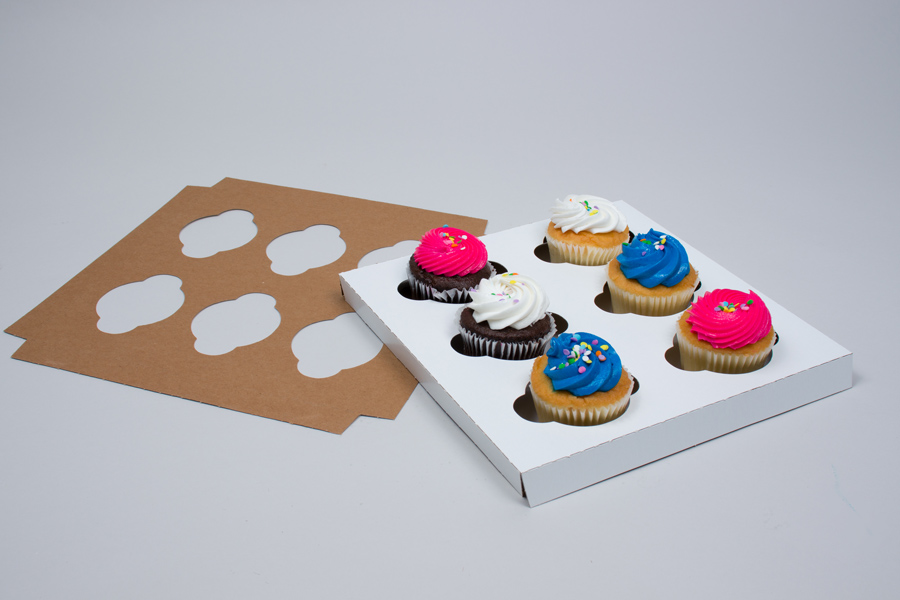 6 CUP REGULAR CUPCAKE INSERTS