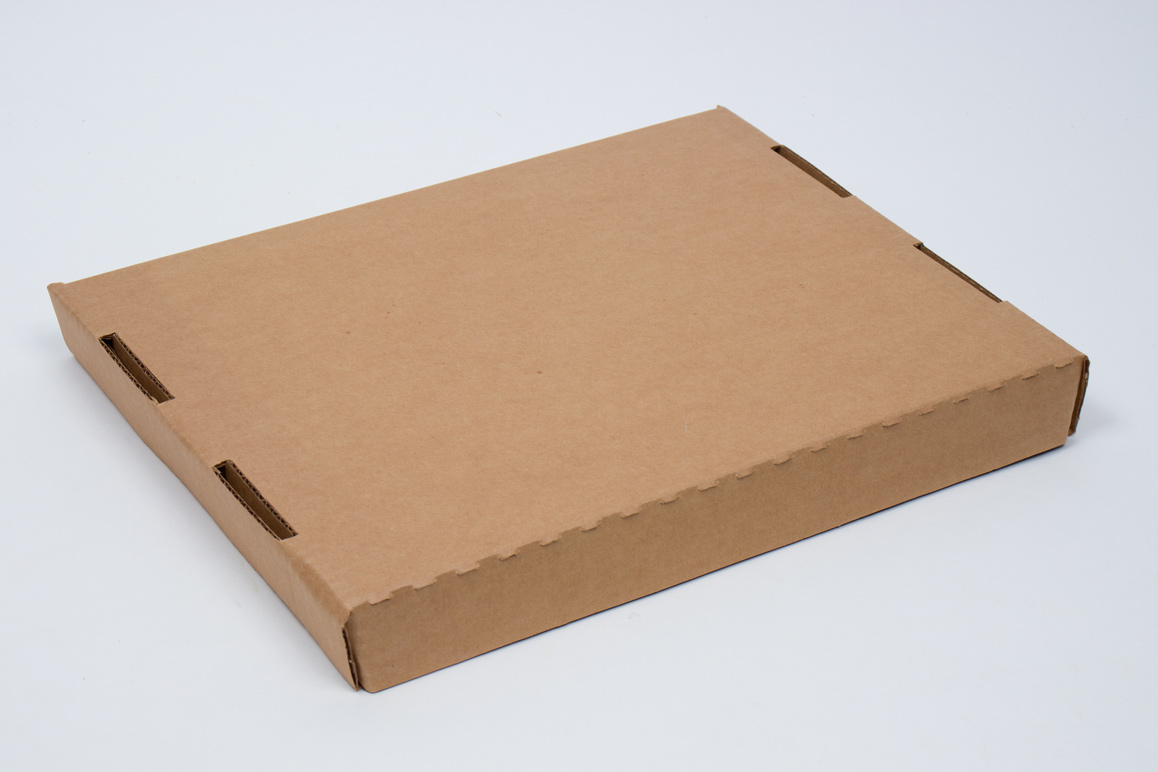 14-3/8 x 11-1/2 x 1-1/2 NATURAL KRAFT CATERING TRAY LID - HALF SHEET