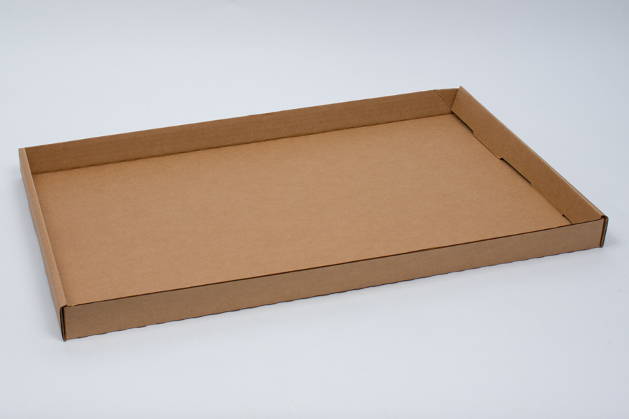 22-7/8 x 14 x 1-1/2 NATURAL KRAFT CATERING TRAY LID - FULL SHEET