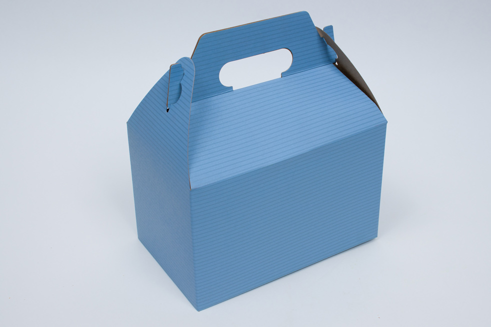 8 x 4-7/8 x 5-1/4 FRENCH BLUE GABLE BOX