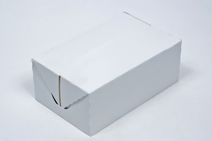 7 x 4-1/2 x 2-3/4 WHITE FAST TOP CARRY OUT BOX