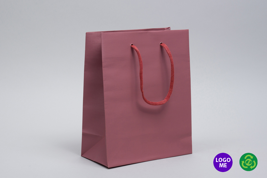 8 x 4 x 10 MARSALA GAIA EUROTOTE SHOPPING BAGS