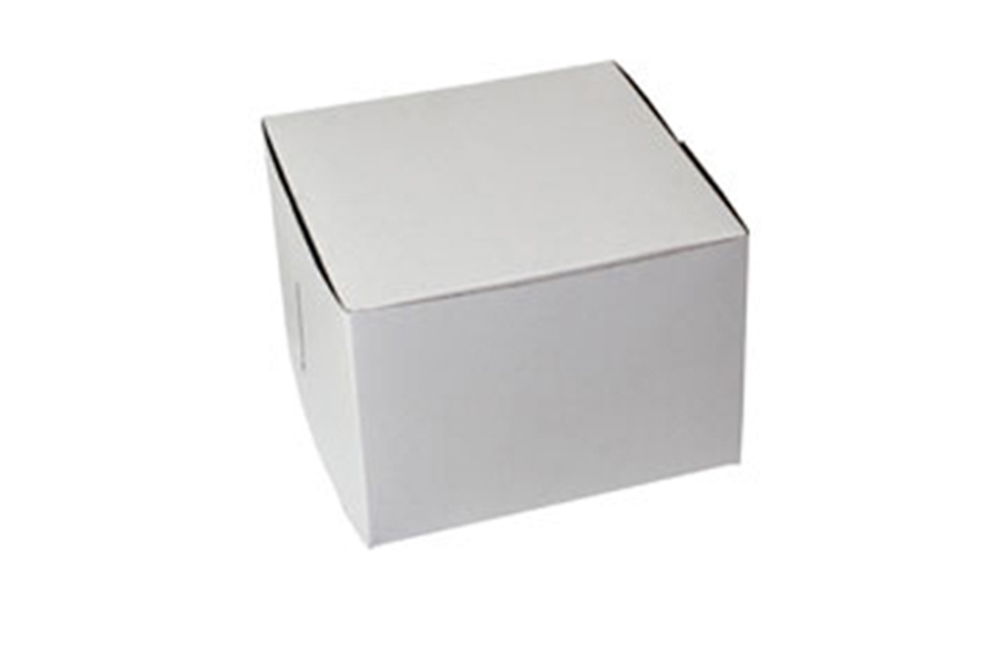 7 x 7 x 5 WHITE ONE-PIECE BAKERY BOXES