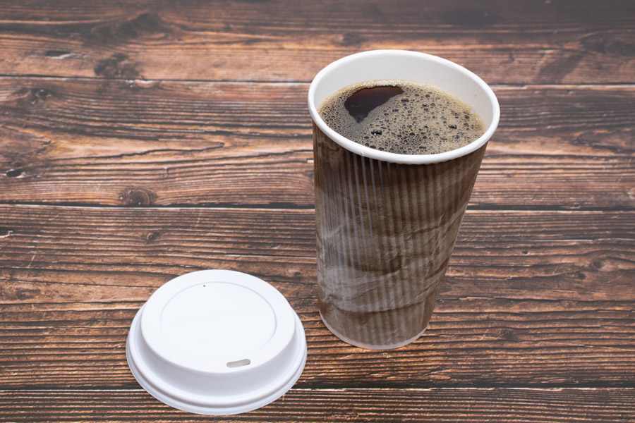 16 Ounce Crushed Insulated Ripple Paper Cups