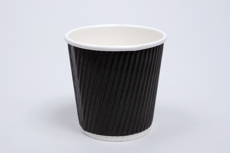 5pcs tarton pattern disposable cups, ripple sleeve paper cups for holiday  christmas party(Without plastic cup cover)