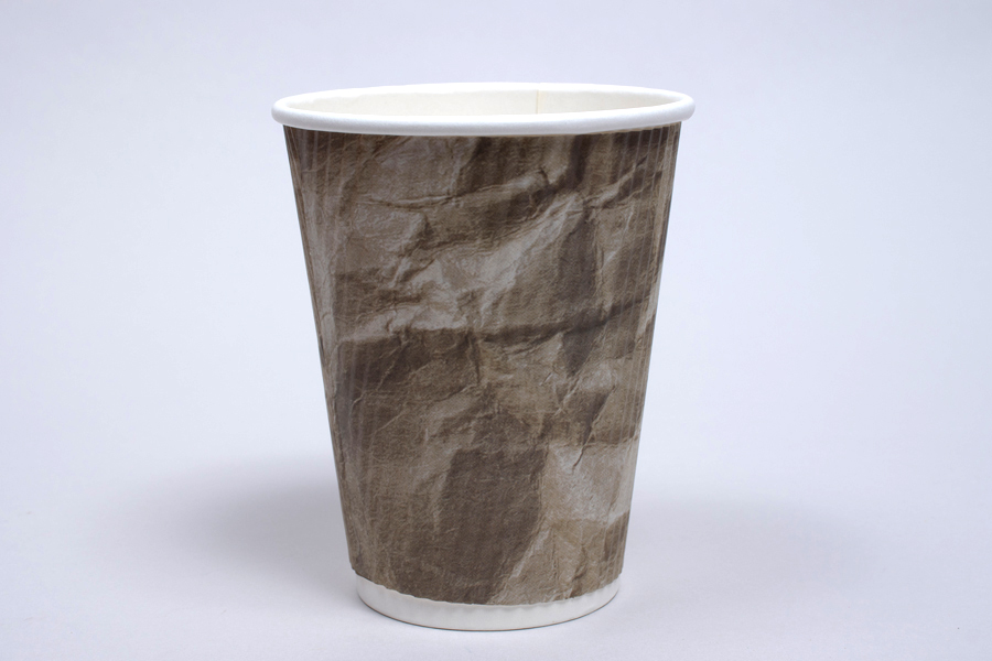 8 OUNCE CRUSHED INSULATED RIPPLE PAPER CUPS