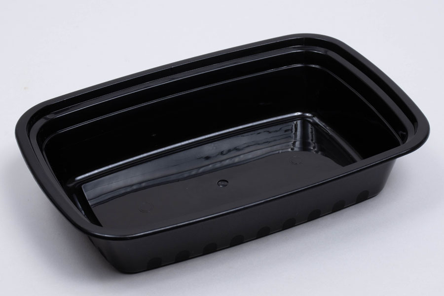 73/4 x 51/2 x 11/2 24 OZ Rectangular Plastic Food Takeout