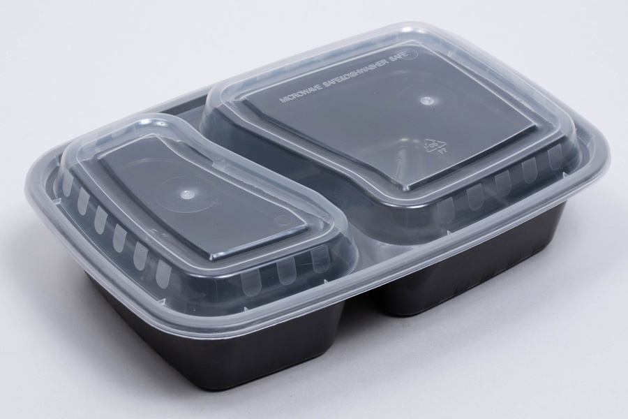 LEAKPROOF KRAFT DISPOSABLE FOOD CONTAINERS CHOOSE YOUR SIZE 