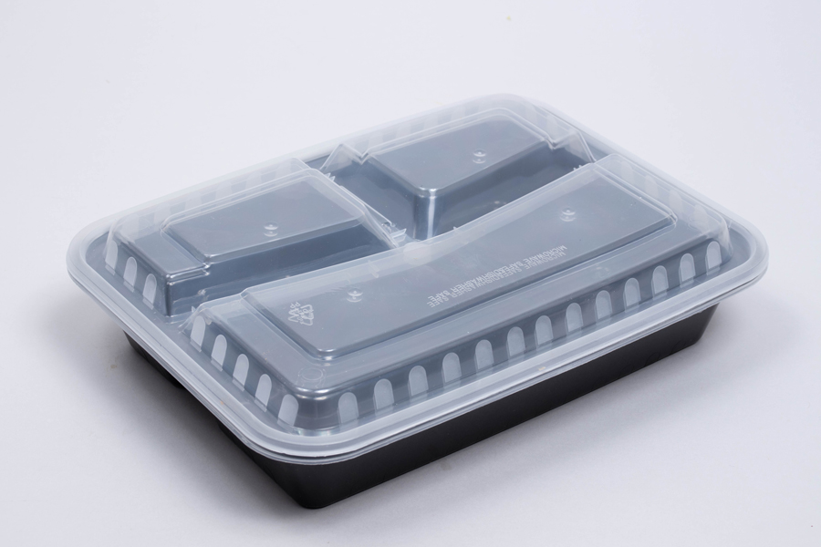 Take-Out Containers, Plastic Microwavable, Bulk, 150 containers per ca -  Tautala's