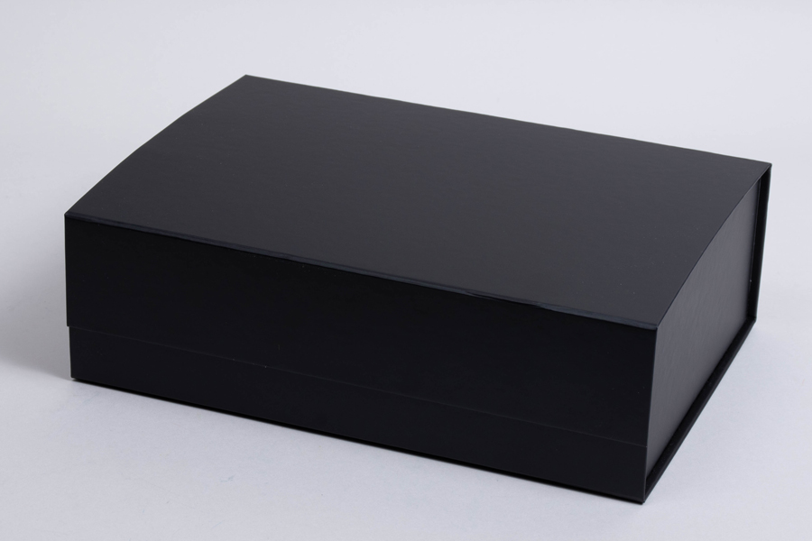 9-3/4 x 7 x 3 MATTE BLACK MAGNETIC LID GIFT BOXES