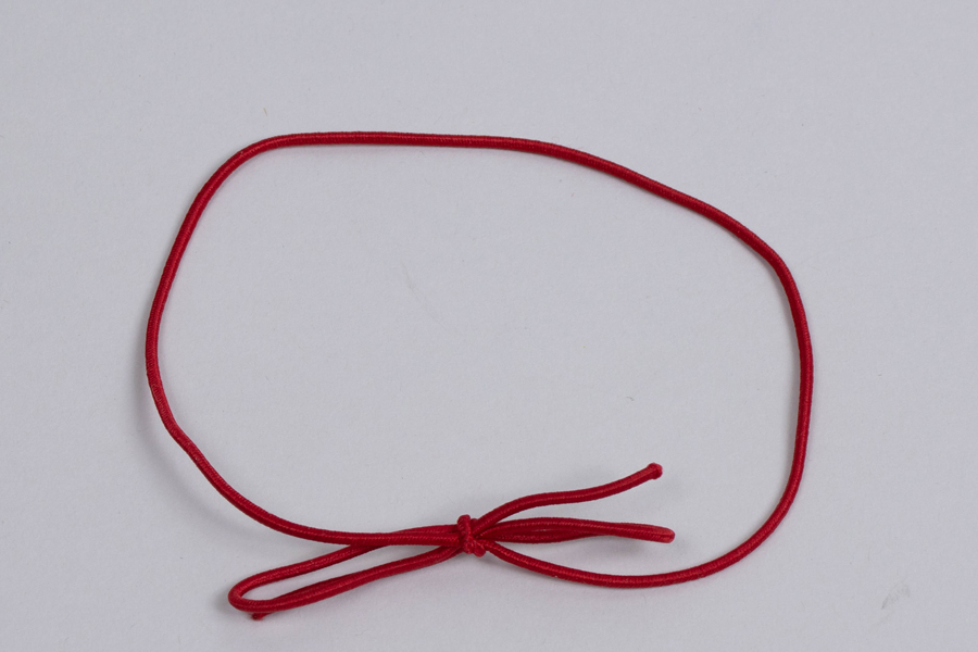 10-INCH MATTE RED STRETCH LOOP BOWS