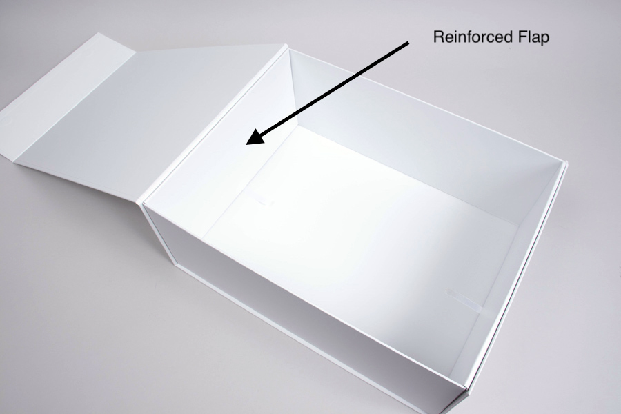 10 X 6-3/4 X 2-7/8 PLUS-SERIES™ 7-FLAP COLLAPSIBLE MATTE MAGNETIC GIFT BOXES