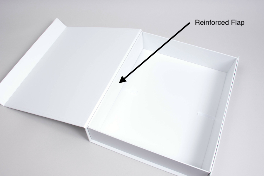 13-7/8 X 11-13/32 X 2-7/8 PLUS-SERIES™ 7-FLAP COLLAPSIBLE MATTE MAGNETIC GIFT BOXES