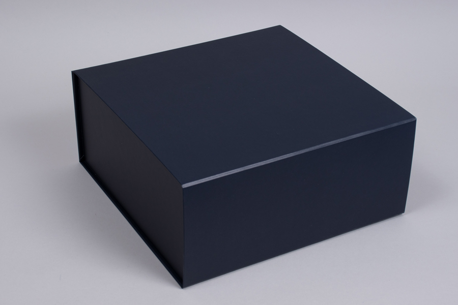 10 x 10 x 4-1/2 MATTE NAVY MAGNETIC LID GIFT BOXES