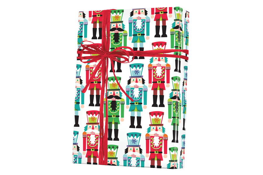 24in x 417ft Nutcrackers Gift Wrap (X7900)