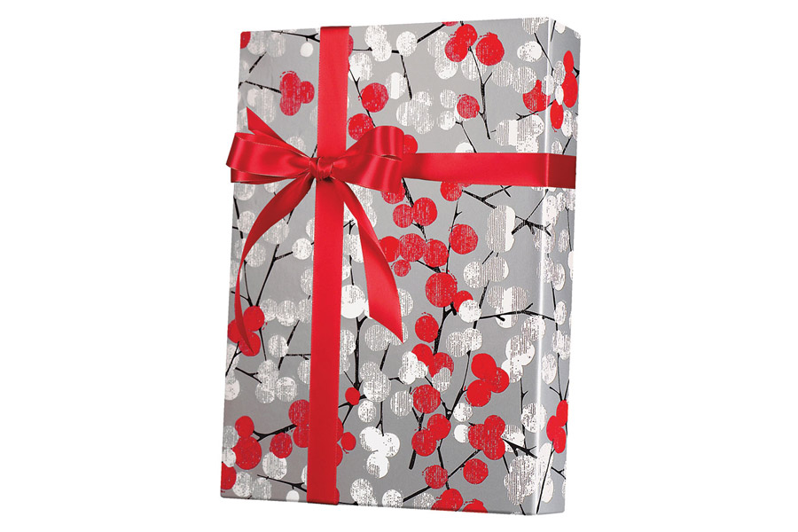24-in x 417-ft WINTER BRANCHES GIFT WRAP (X6319)