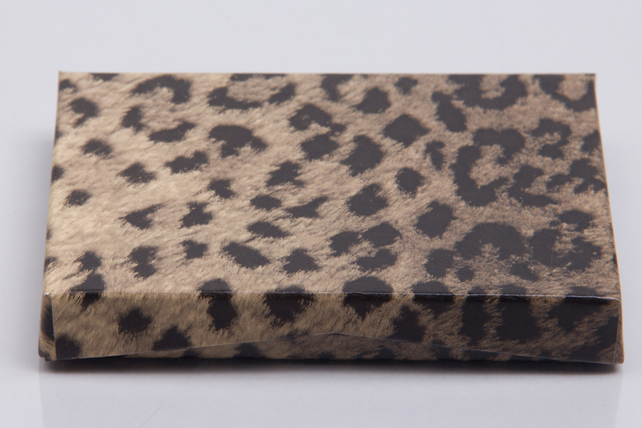 4-5/8 x 3-3/8 x 5/8 LEOPARD GIFT CARD BOX  GIFT CARD BOX WITH POP-UP INSERT