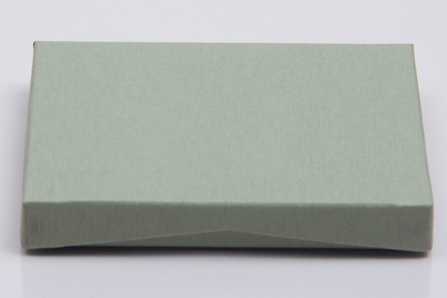 4-5/8 x 3-3/8 x 5/8 SAGE GREEN GIFT CARD BOX WITH PLATFORM INSERT