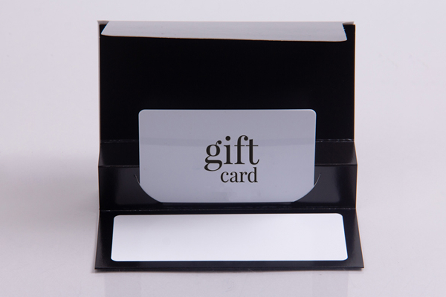 5 x 3-3/8 BLACK ICE GIFT CARD FOLDERS