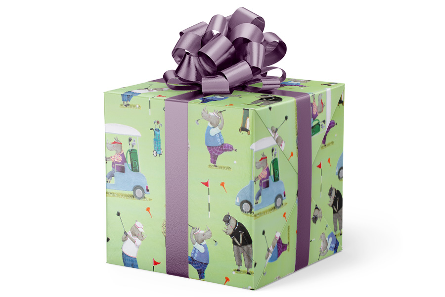24-in x 417-ft WHO'S YOUR CADDY GIFT WRAP (GW-9377)