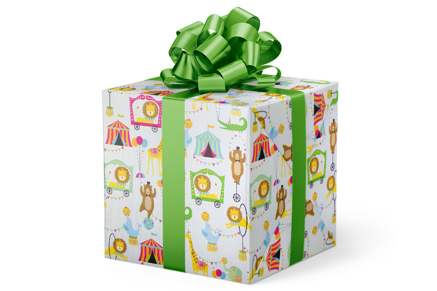 24-in x 417-ft UNDER THE BIG TOP GIFT WRAP (GW-9436)