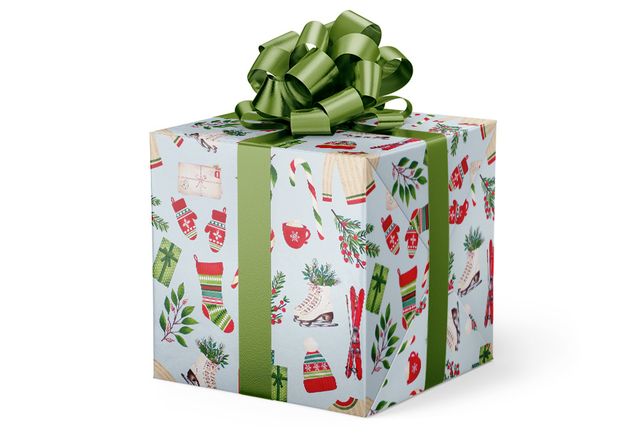 24-in x 417-ft SIGNS OF WINTER GIFT WRAP (GW-9476)
