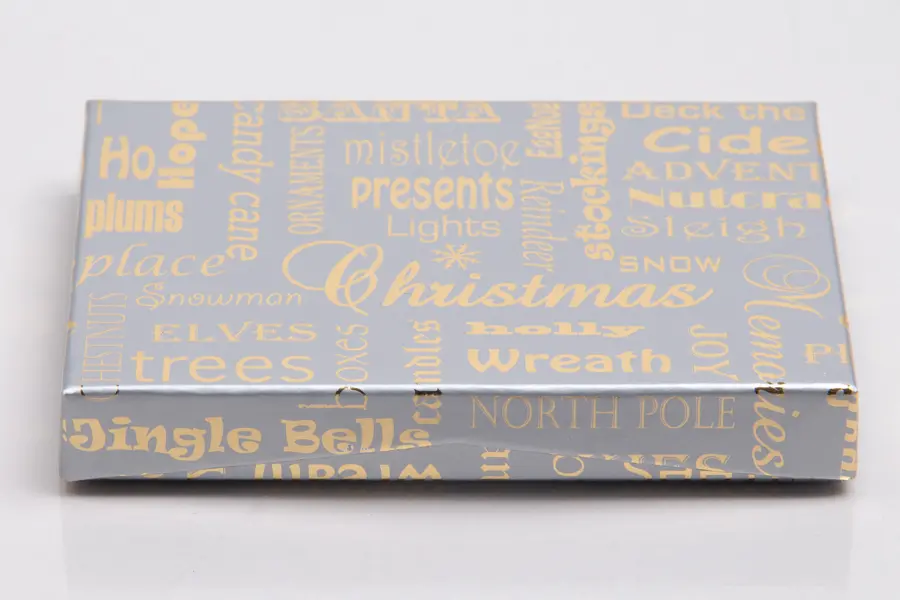 4-5/8X3-3/8X5/8 SILVER CHRISTMAS MEMORIES PAPER POP UP INSERT