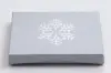4-5/8X3-3/8X5/8 KRAFTY SILVER SNOW PAPER POP UP INSERT