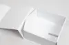6X6X2-3/4  MATTE WHITE MAGNETIC BOX