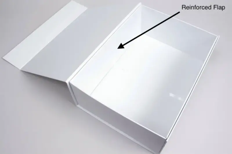 8 x 11-7/8 x 4-1/2 PLUS-Series™ 7-Flap Collapsible Matte White