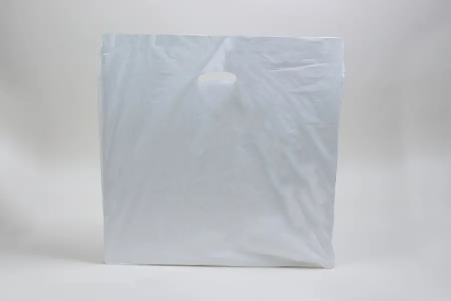 20X20X5 WHITE GLOSS  PLASTIC BAGS