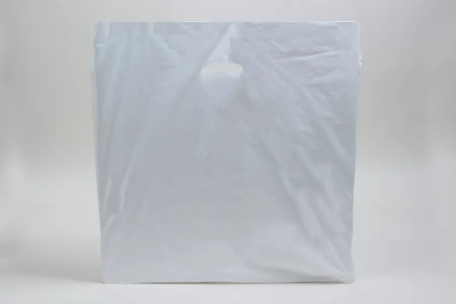 24X24X5 WHITE GLOSS PLASTIC BAGS