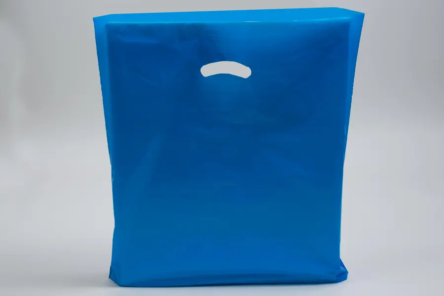 20X20X5 DARK BLUE GLOSS PLASTIC BAGS