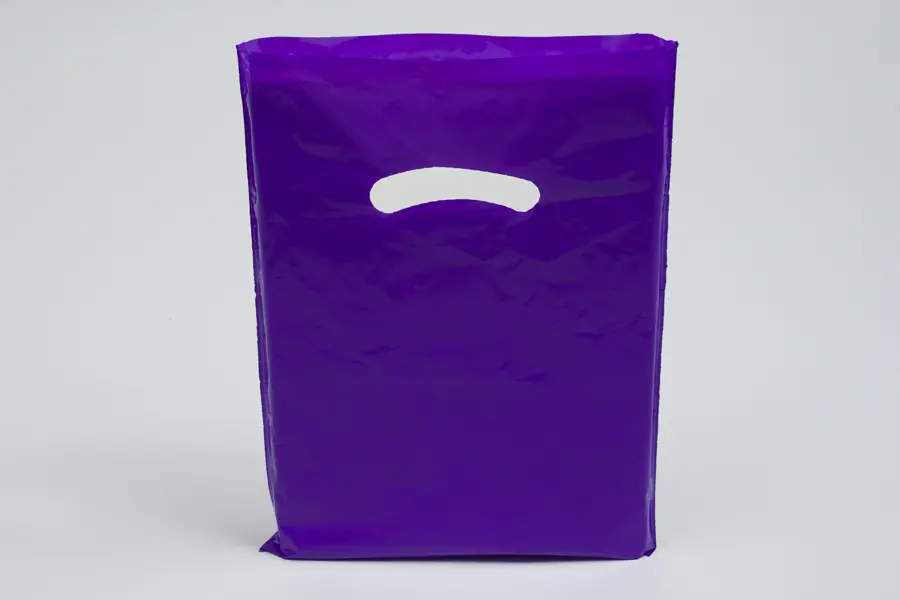 9X12 PURPLE GLOSS PLASTIC BAGS