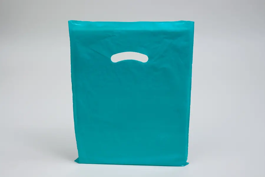 9X12 TEAL GLOSS PLASTIC BAGS