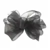 1.5"X100YDS SHEER RIBBON BLACK