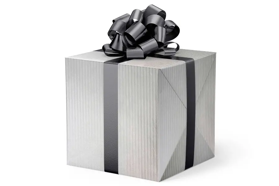 24X417 GW-2035 S6 PALE SILVER HERRINGBONE FOIL EMBOSSED
