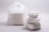 21X18X10 WAVE TOP WHITE BAG