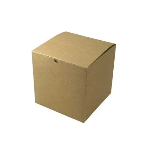 7X7X7 NATURAL KRAFT GIFT BOX
