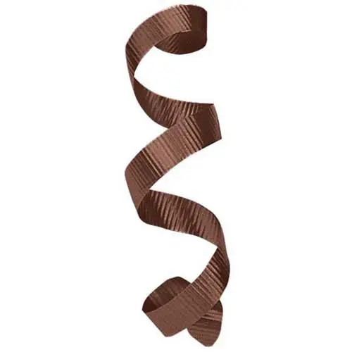 <3/16X500 CURLING RIBB-CHOCOLAT