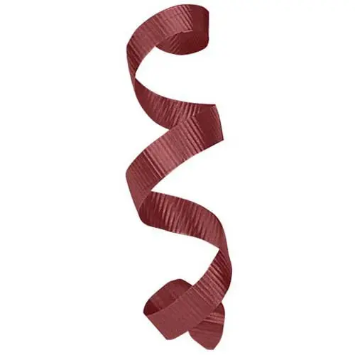 <3/16X500 CURL RIBBON-BURGUNDY
