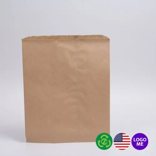 12X15 PAPER MERCH BAGS NAT KRAFT