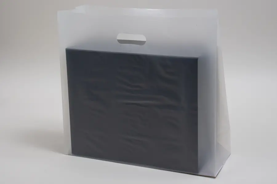 16X6X15 FROSTED TOTE-CLEAR
