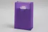 7X3.5X10.5 FROSTED TOTE-GRAPE
