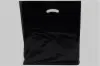 20X20X5 BLACK GLOSS PLASTIC BAGS