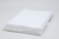 12 x 3 x 18 White Satin High Density Plastic Bags - 0.70 Mil