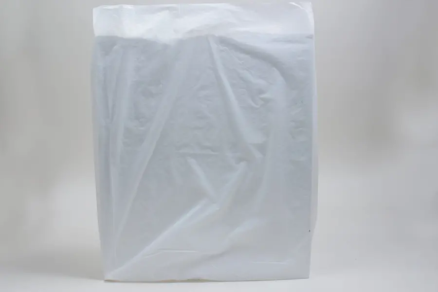 24X6X36 SUPER SATIN  WHITE BAGS