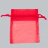 2X2.5 ORGANZA BAG-RED