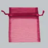 2X2.5 ORGANZA BAG-BURGUNDY